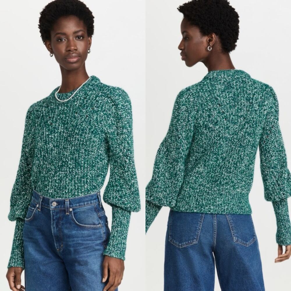 NWT Veronica Beard Roopa Sweater in Petrol Multi